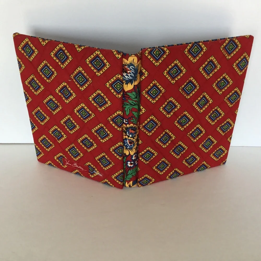 Vera Bradley‎ Photo Album Quilted Fabric Picture Frame 4x6 Villa Red